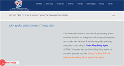 Desktop Screenshot of cuocsongdungnghia.com